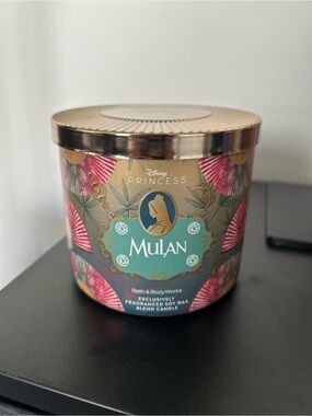 Bath & Body Works 3-Wick Candle Disney Princess Mulan